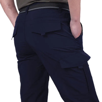 "Men's Lightweight Tactical Cargo Pants – Quick-Dry & Waterproof"