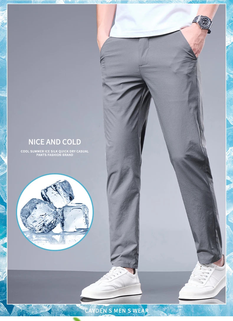 CoolComfort Ice Silk Business Trousers