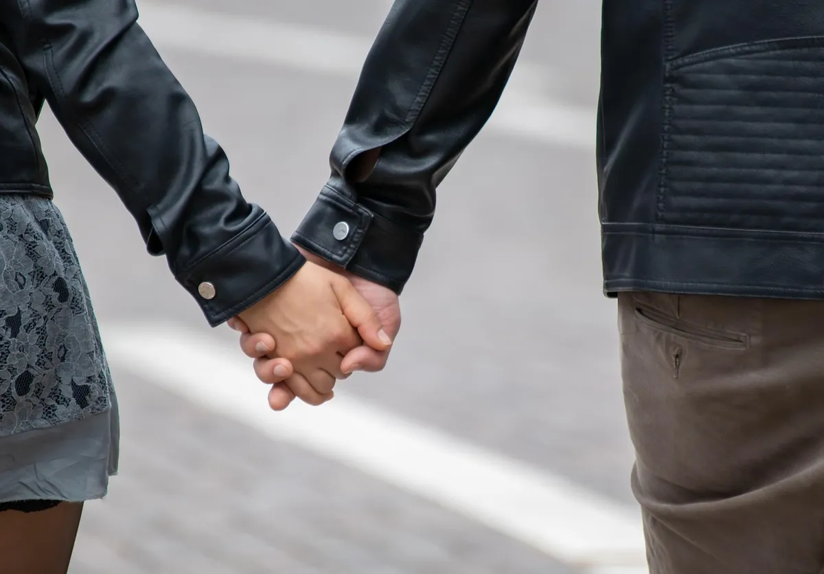 love, woman, man, romantic, go, stroll, together, romance, happy, pair, leather, leather jacket, happyvalentine's, love, love, love, romance, romance, romance,
